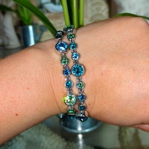 Touchstone aqua glam bracelet.